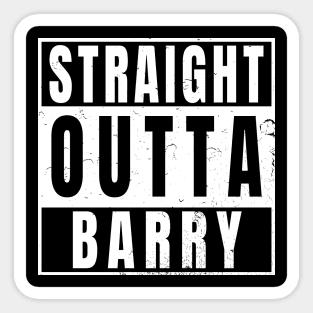 Straight Outta Barry Sticker